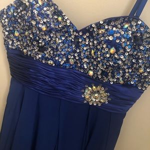 Hi Low Blue Dress